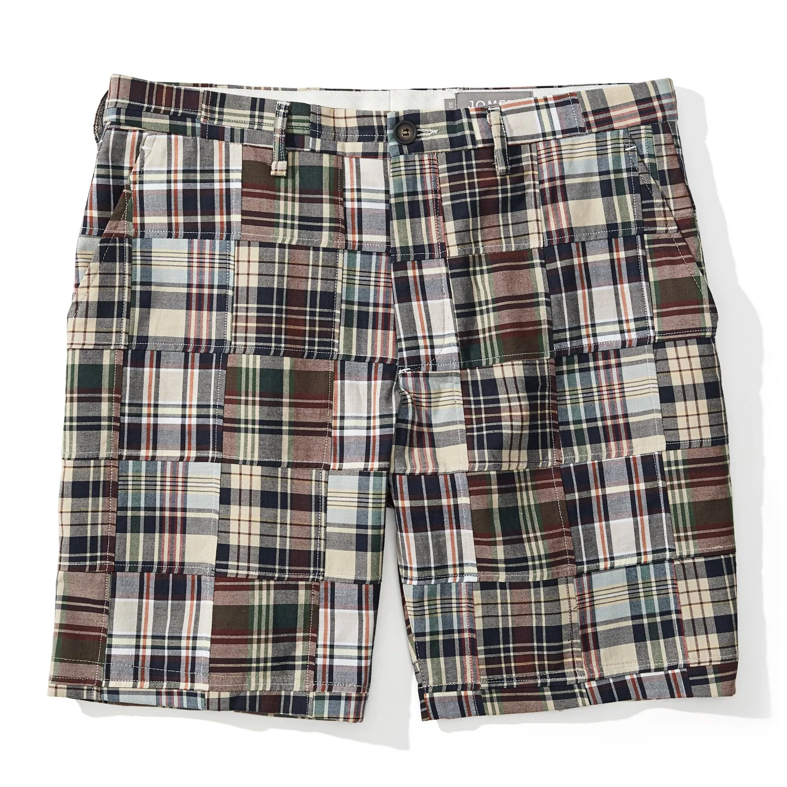 Amagansett - Navy Madras Patchwork Shorts