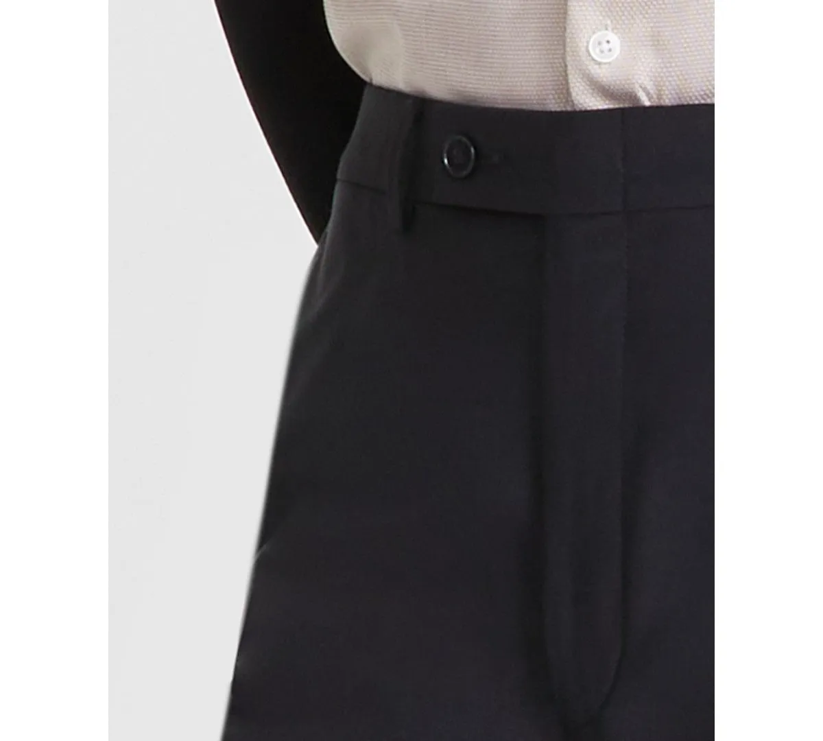 Calvin Klein Mens Slim fit Dress Pants 30 / 32 Black Solid Stretch