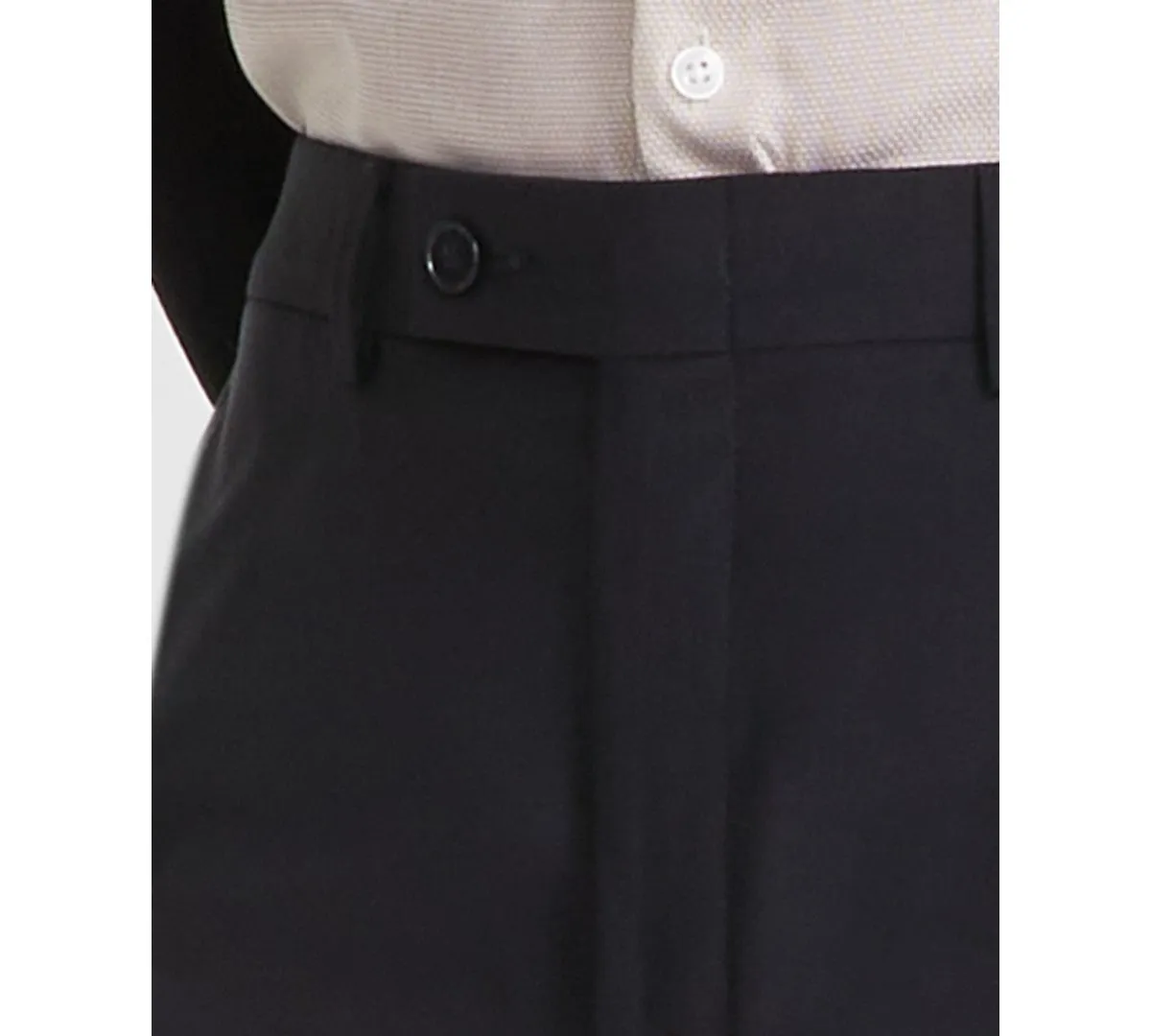 Calvin Klein Mens Slim fit Dress Pants 30 / 32 Black Solid Stretch