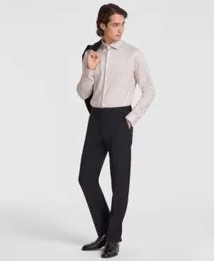 Calvin Klein Mens Slim fit Dress Pants 30 / 32 Black Solid Stretch