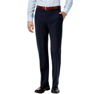 Calvin Klein Mens Slim fit Dress Pants 38 / 30 Navy Blue Solid