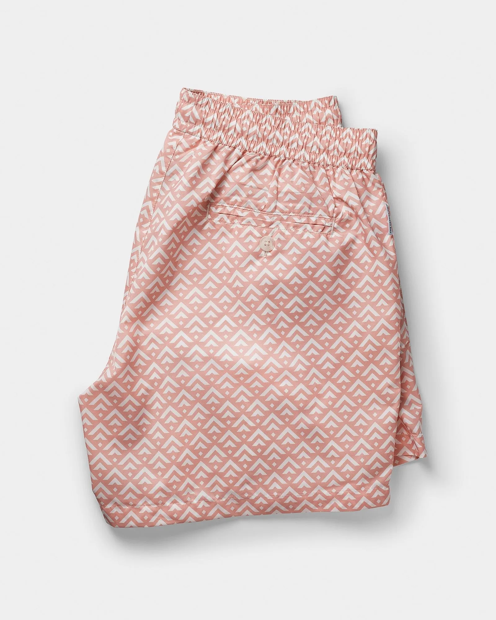 Classic Swim Shorts Rose Chevron