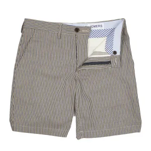 Doyle - Japanese Beige Ticketing Stripe Shorts