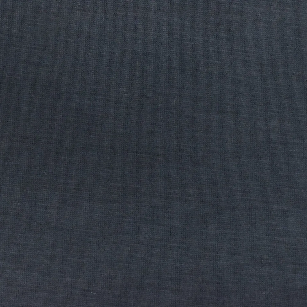 Dusty Navy Blue Solid Stretch Jersey Knit Fabric