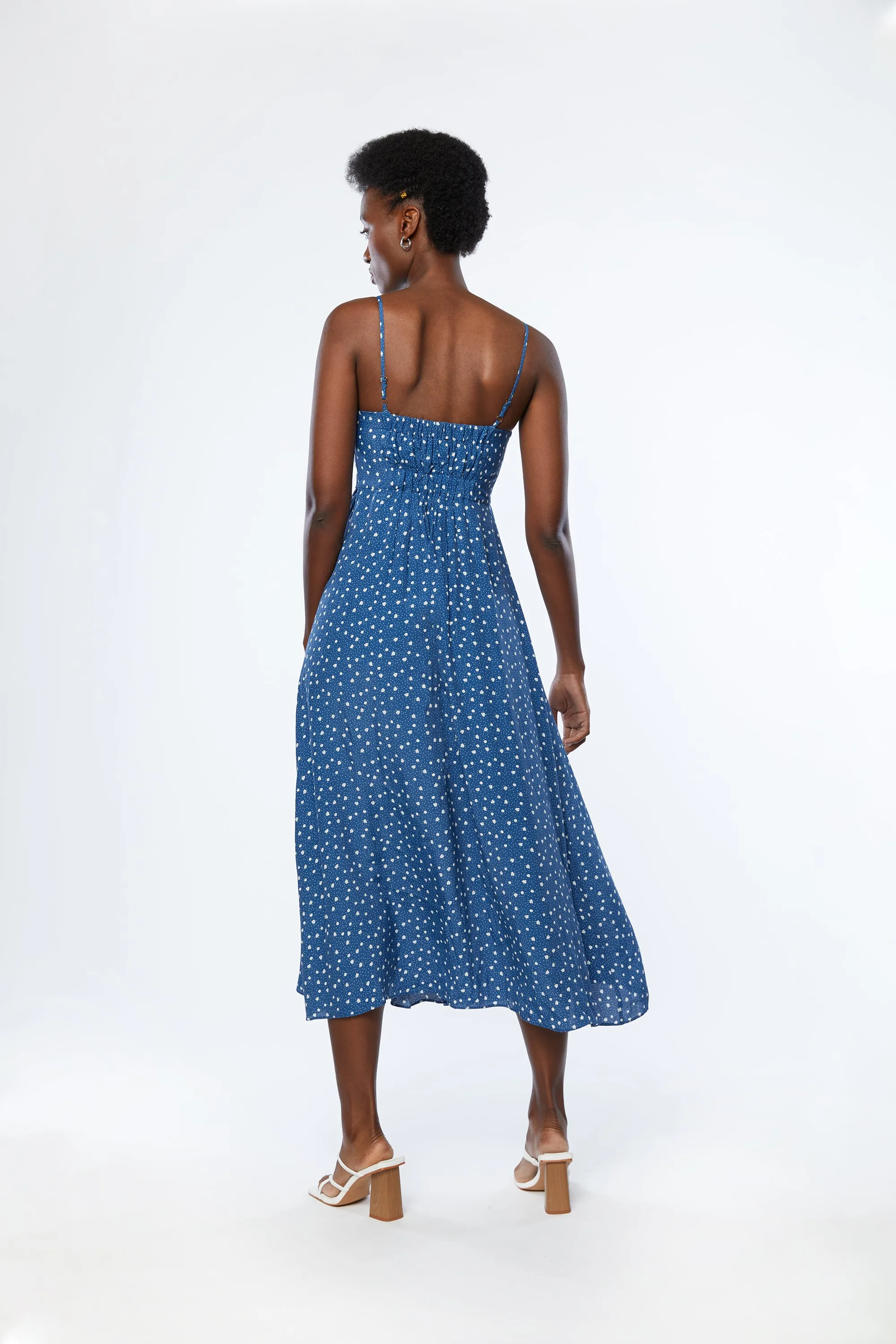 FLORAL MIDI DRESS