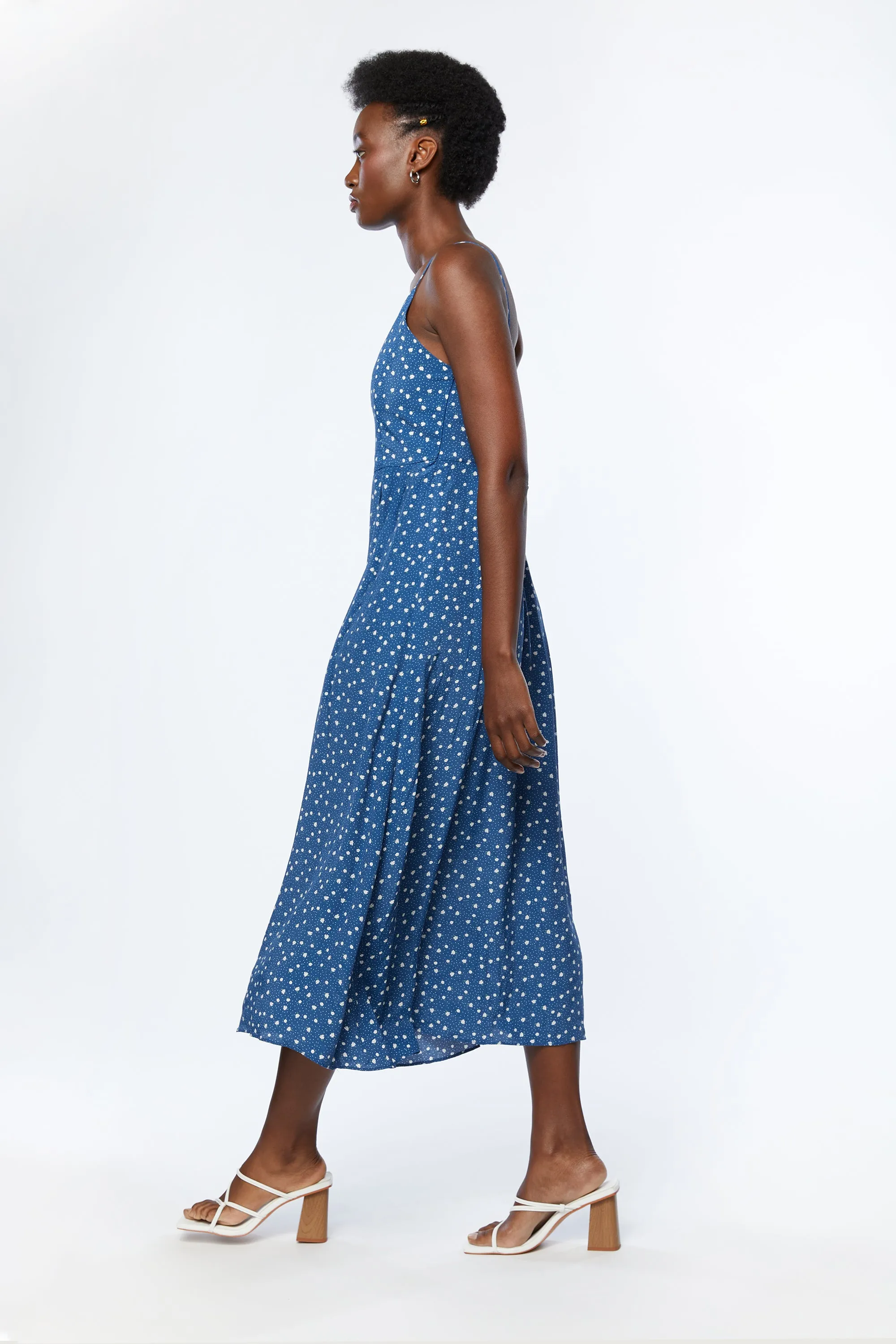 FLORAL MIDI DRESS