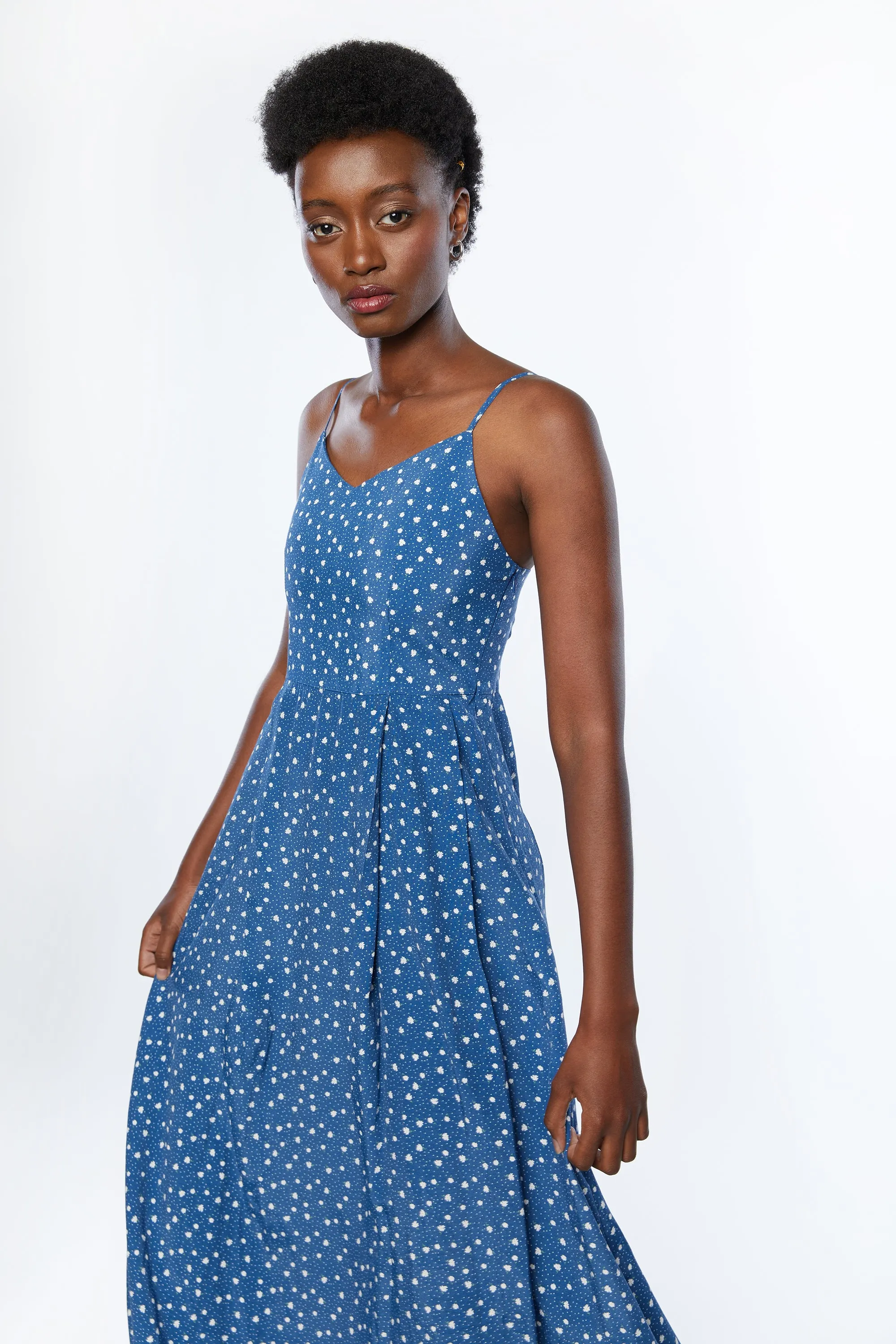 FLORAL MIDI DRESS
