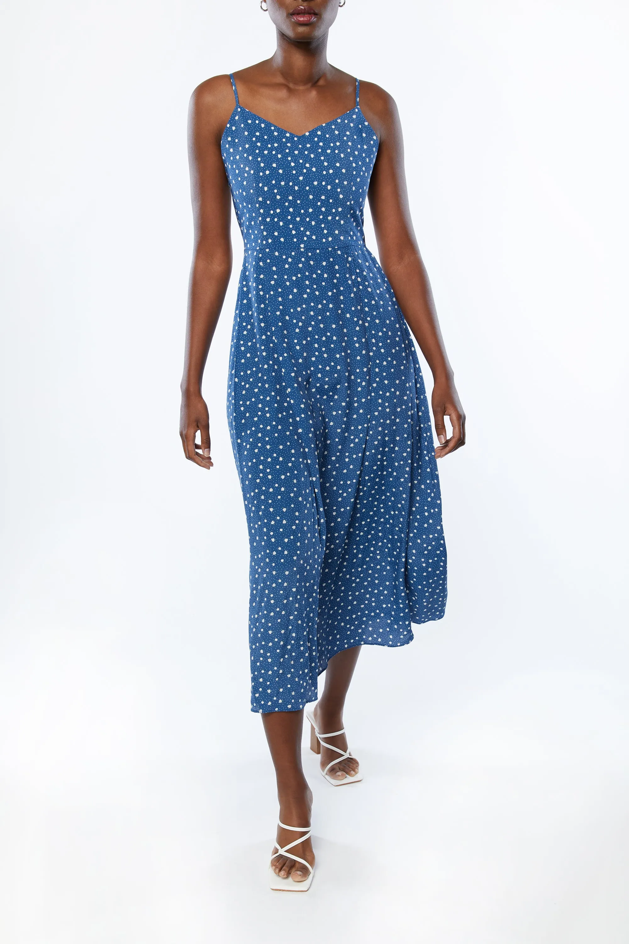 FLORAL MIDI DRESS