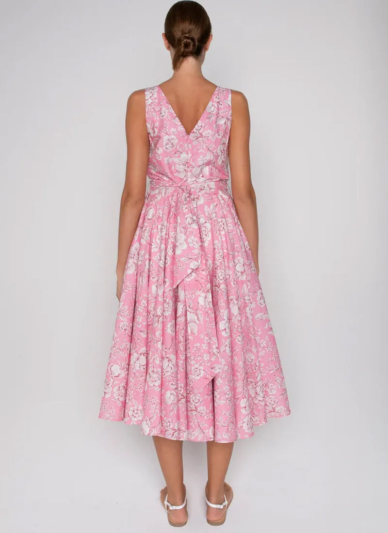 Ginger Floral Tea Dress