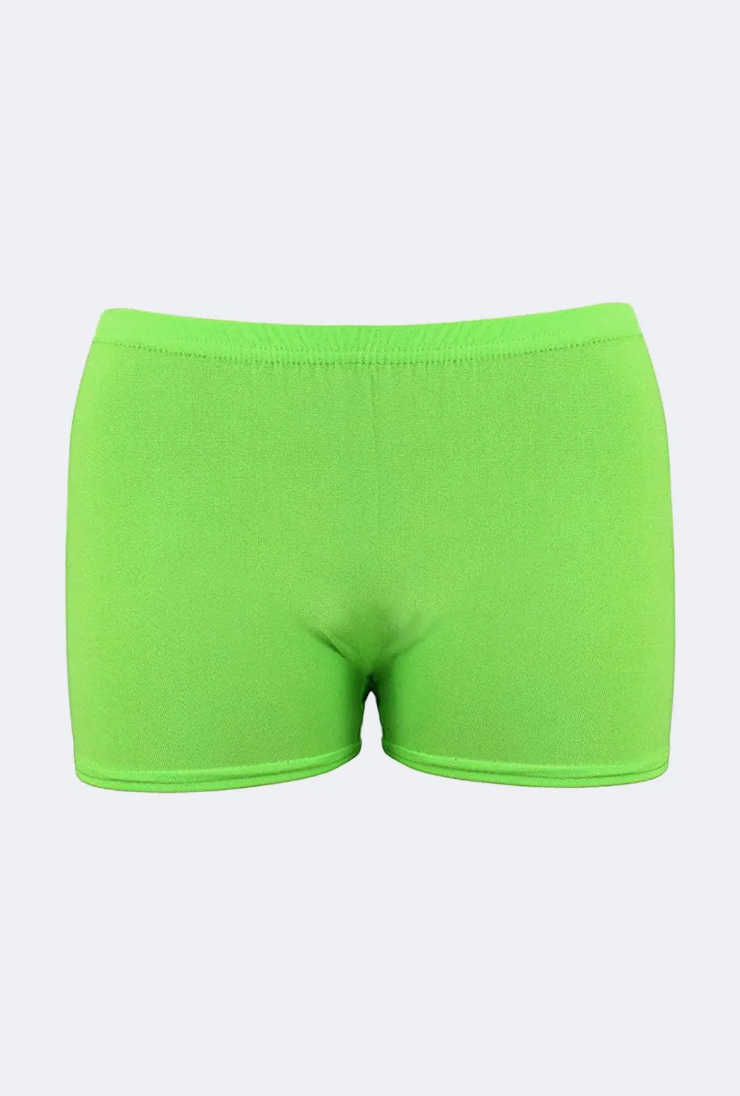 Girls Neon Microfiber Hot Pant Summer Shorts