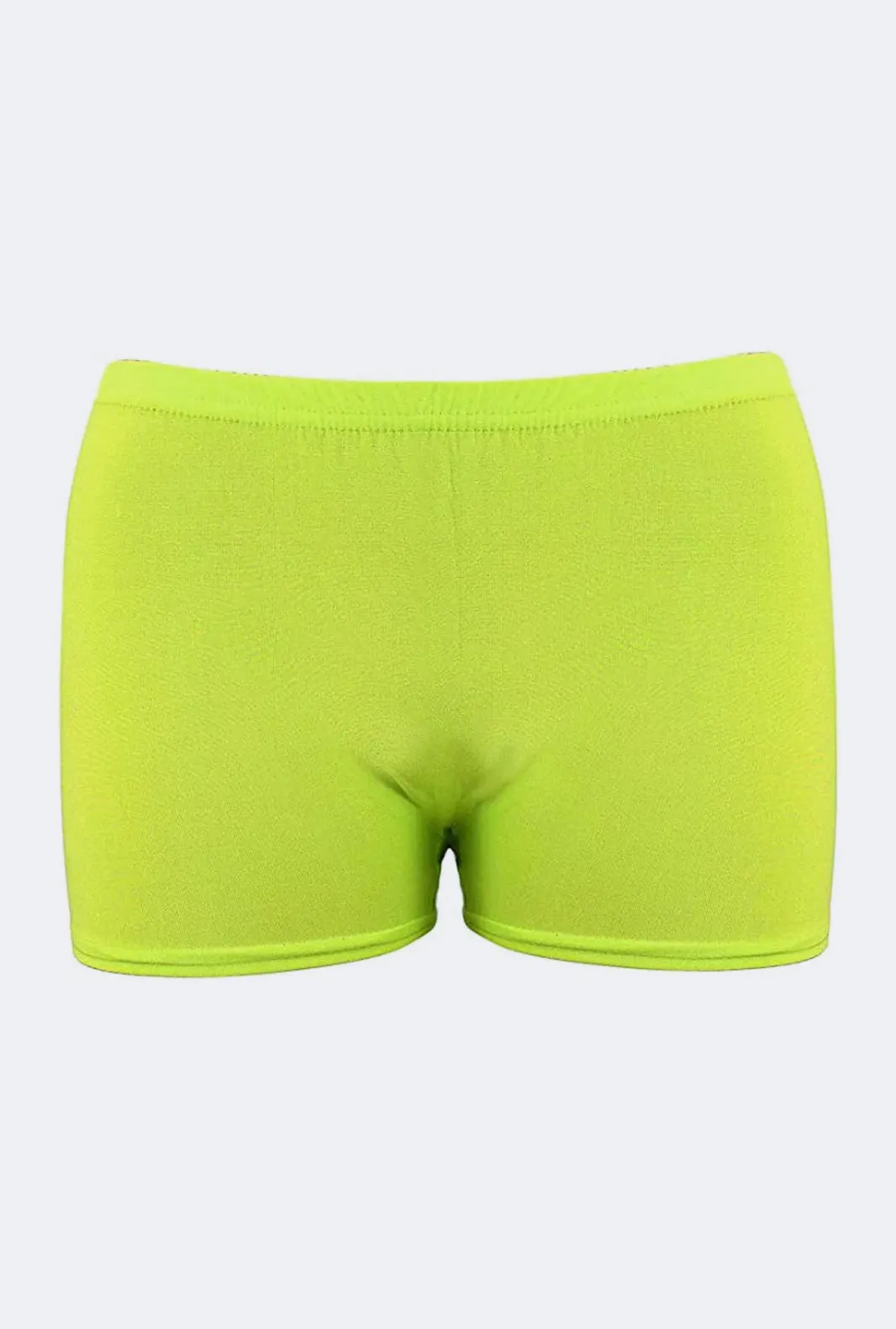Girls Neon Microfiber Hot Pant Summer Shorts