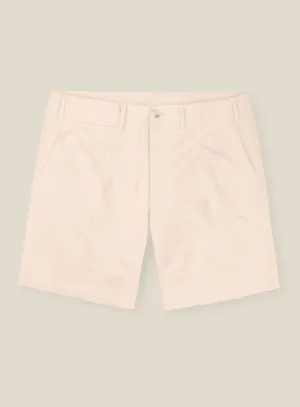 Italian Light Pink Cotton Stretch Shorts