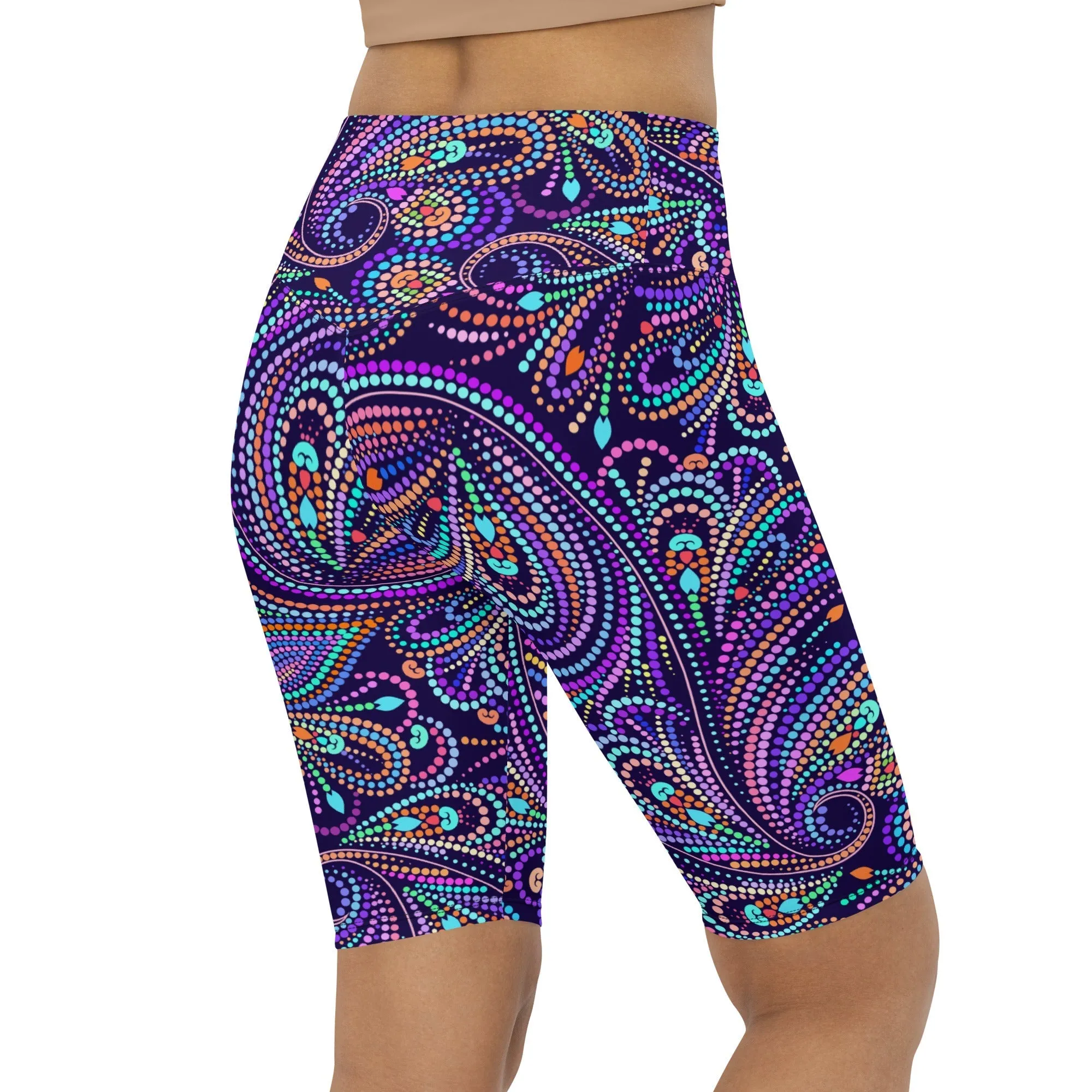 Lovely Mosaic Biker Shorts