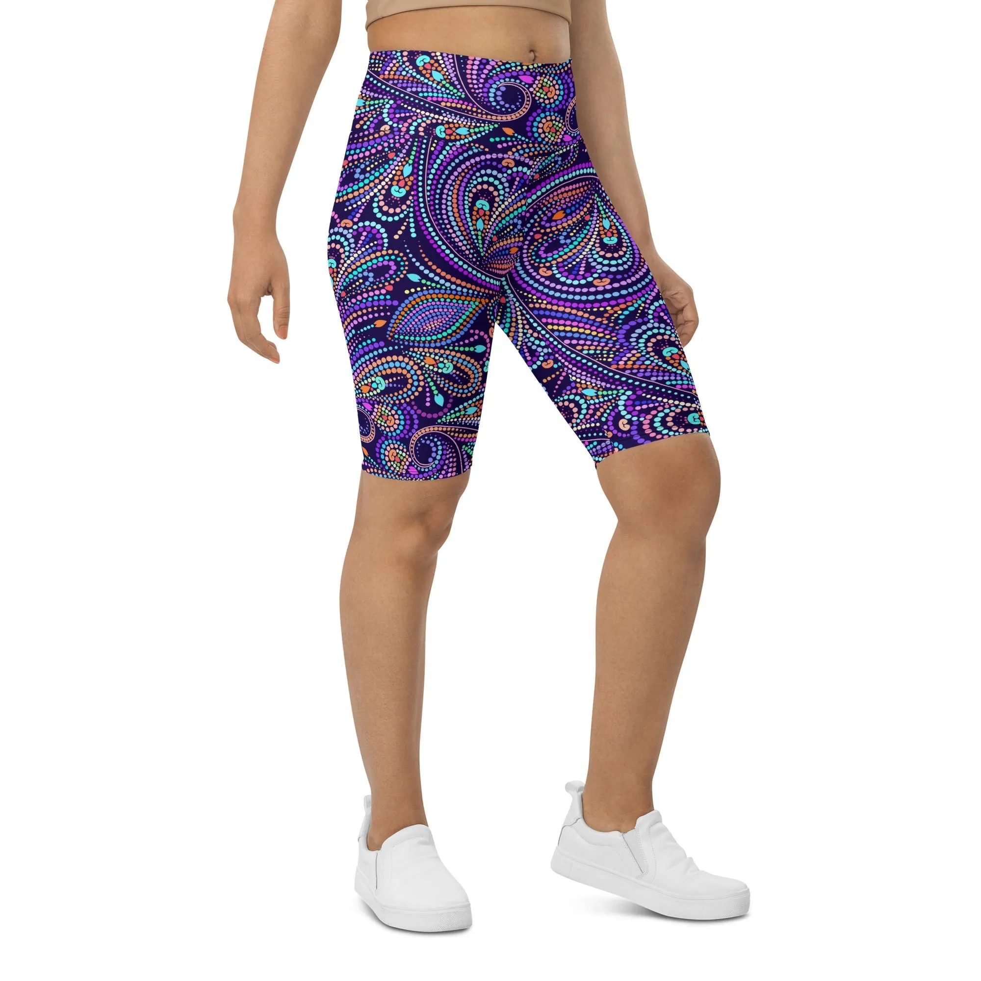 Lovely Mosaic Biker Shorts