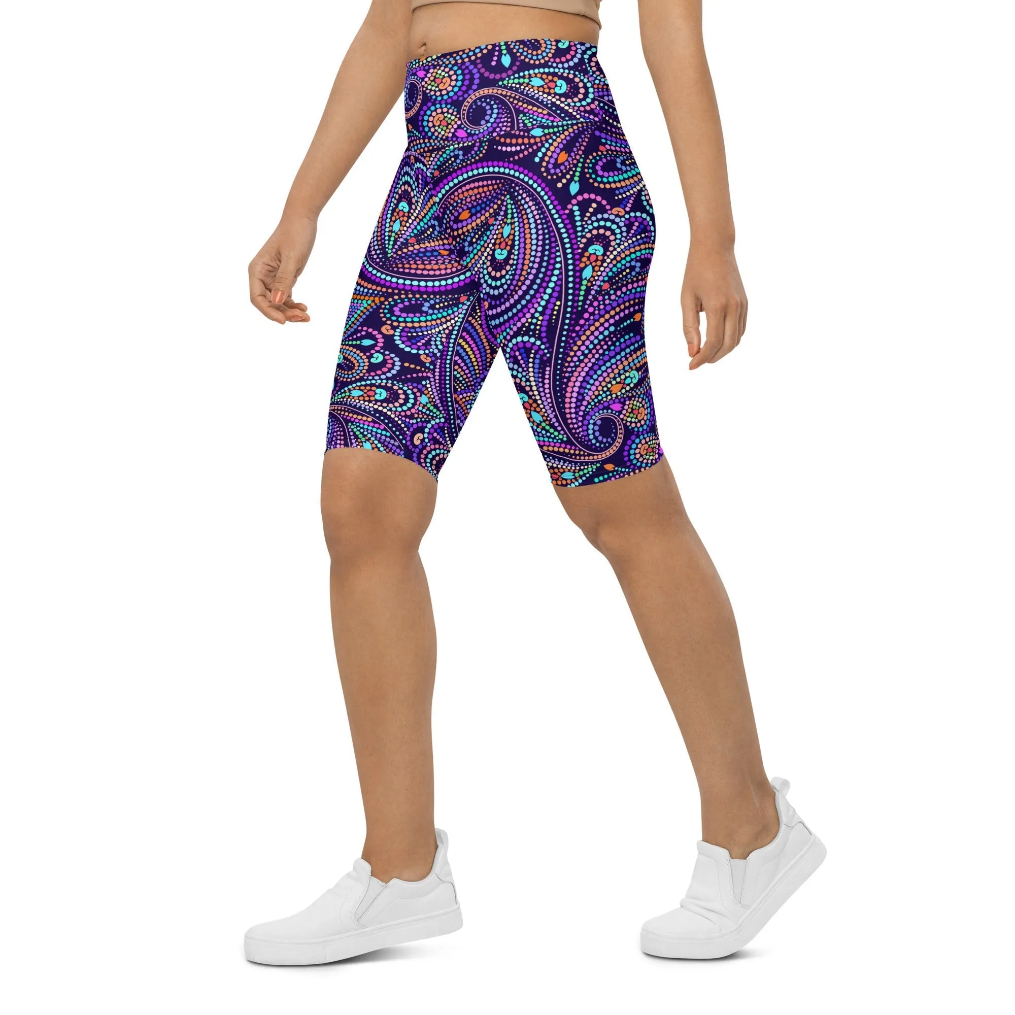 Lovely Mosaic Biker Shorts