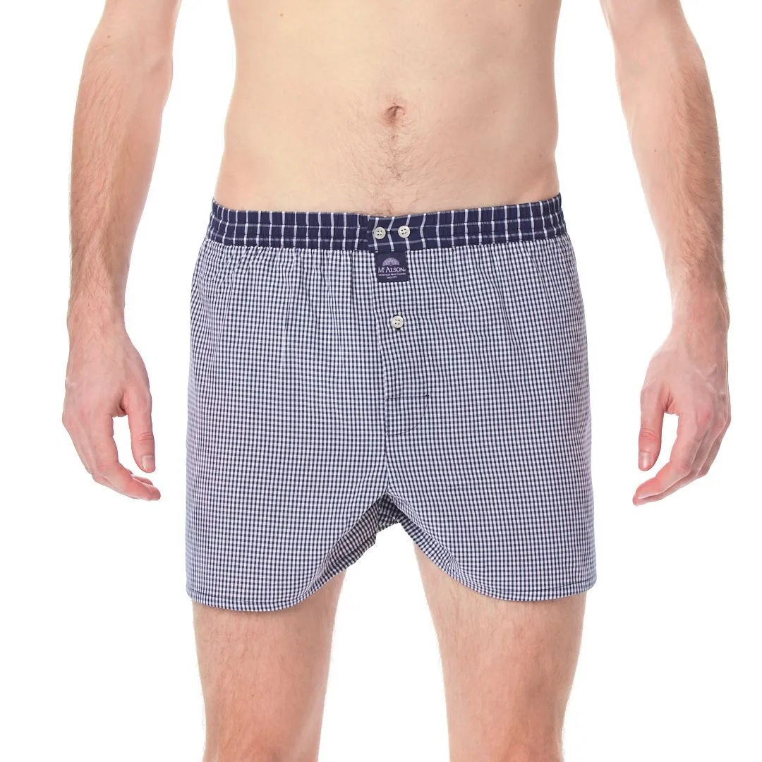 M0221 - Gingham navy blue