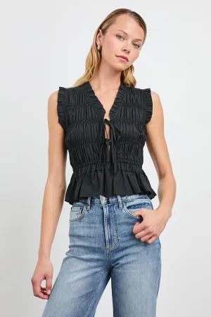 MARTINE TOP - BLACK