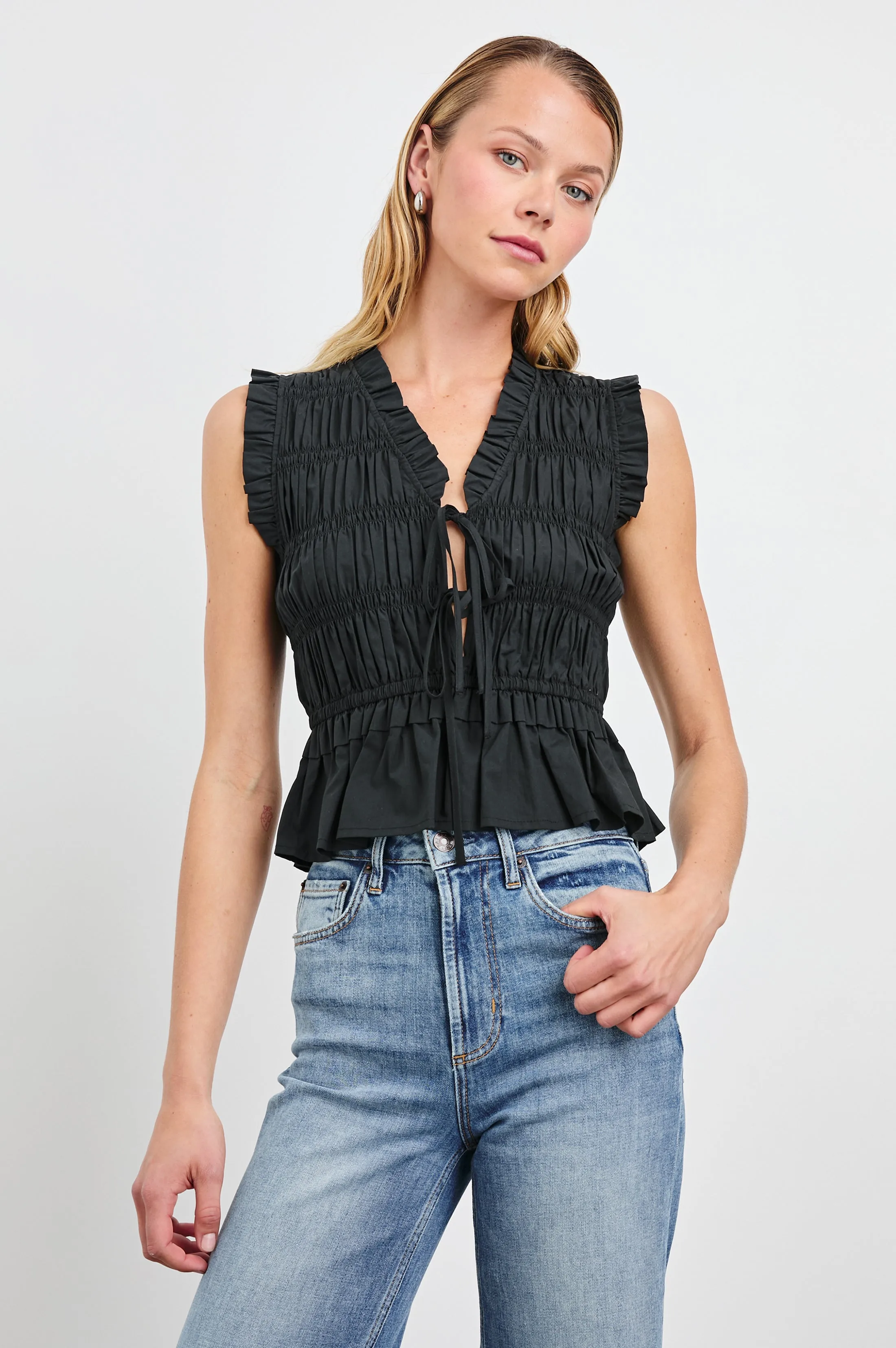 MARTINE TOP - BLACK