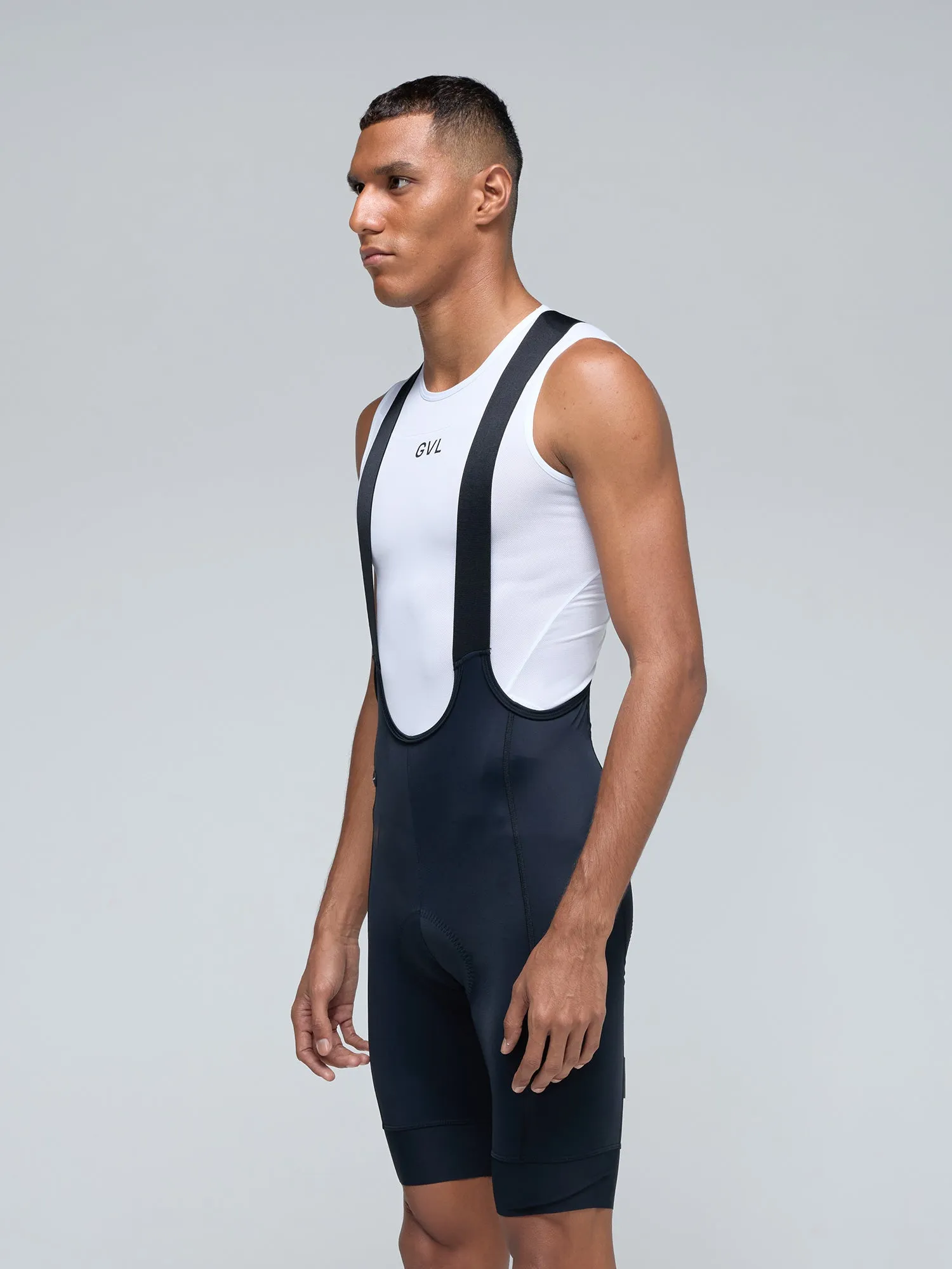 MEN'S CLASSIC BLACK BIB SHORTS
