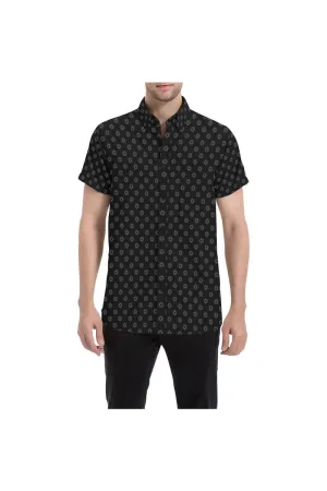Microdot Men's All Over Print Short Sleeve Shirt