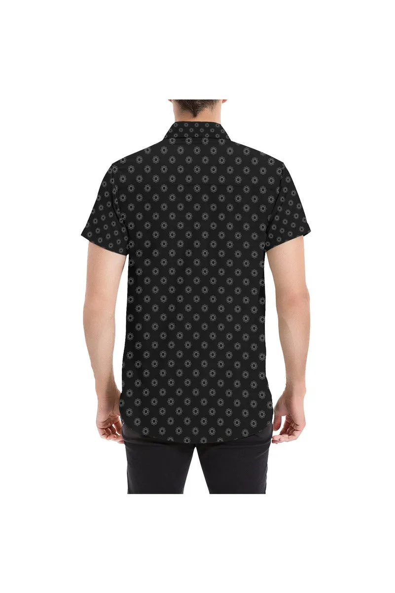 Microdot Men's All Over Print Short Sleeve Shirt