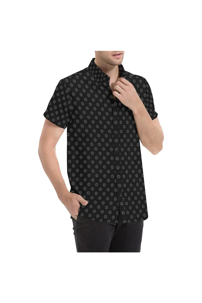 Microdot Men's All Over Print Short Sleeve Shirt