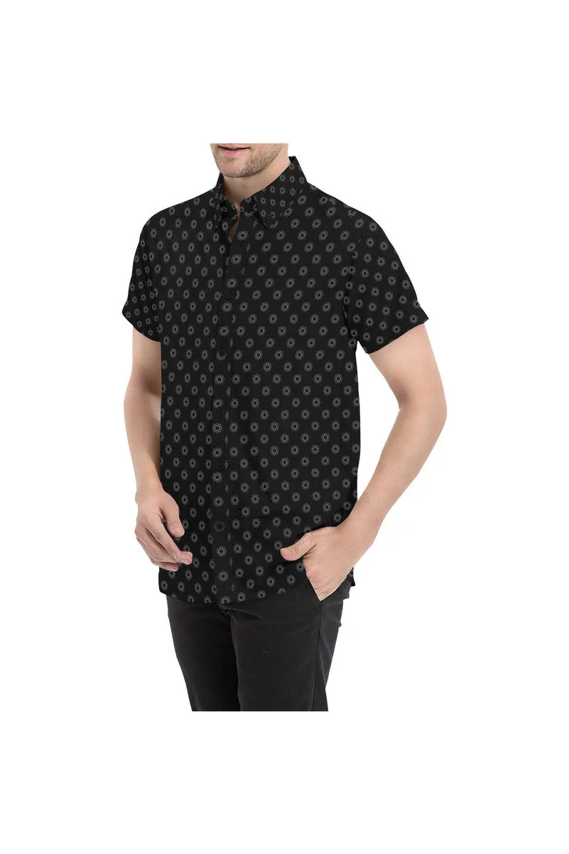 Microdot Men's All Over Print Short Sleeve Shirt