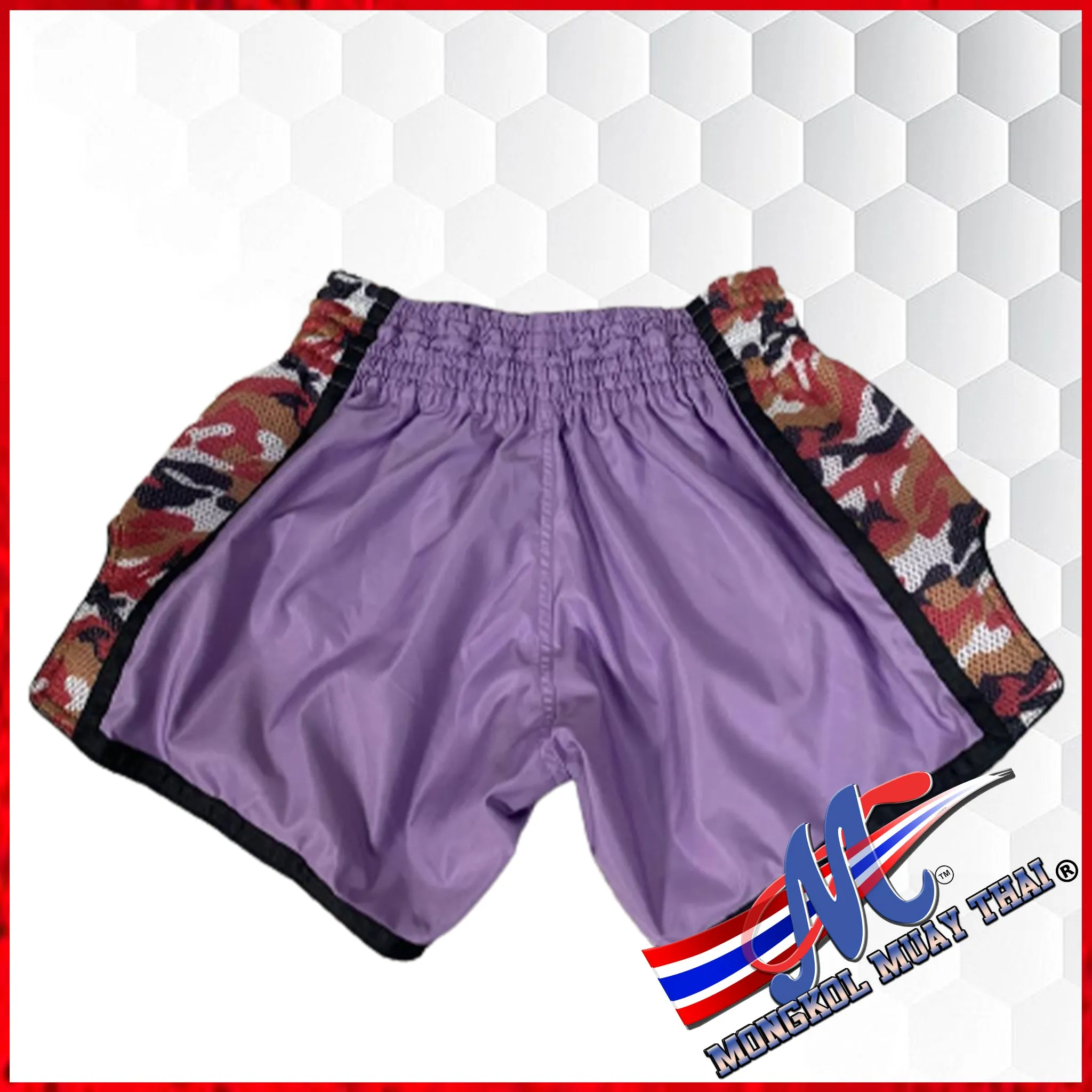 Mongkol-Lumpinee Thai shorts light purple