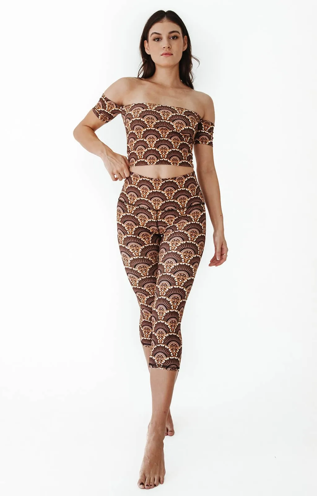 Off-Shoulder Bandeau - Art Deco