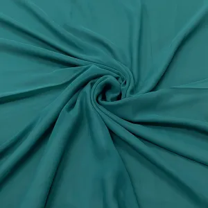 Persian Green Solid Georgette Fabric