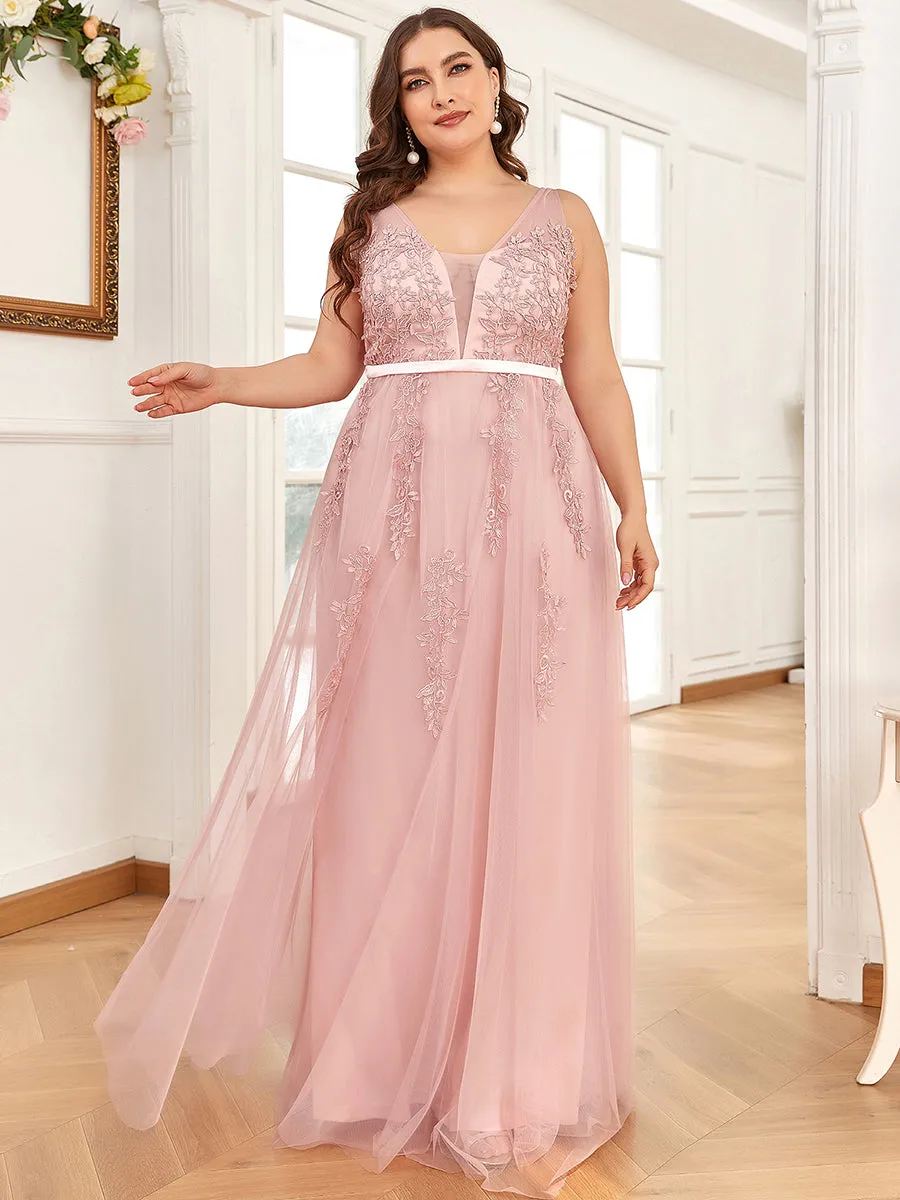 Plus Size Women's Fashion Sleeveless Wholesale Party Dresses EP07543