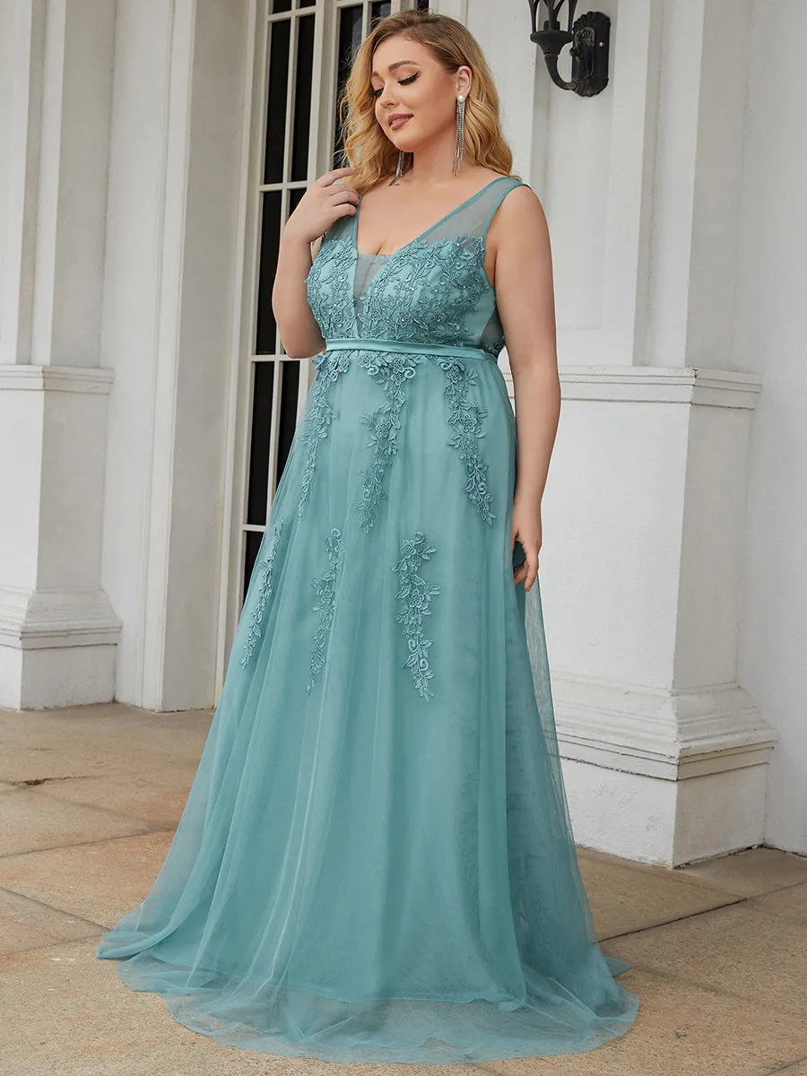 Plus Size Women's Fashion Sleeveless Wholesale Party Dresses EP07543