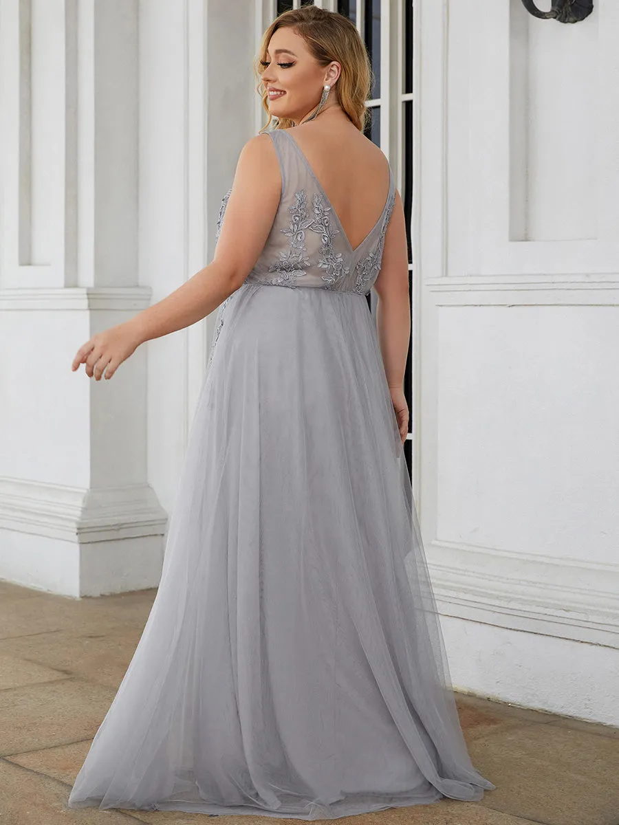Plus Size Women's Fashion Sleeveless Wholesale Party Dresses EP07543