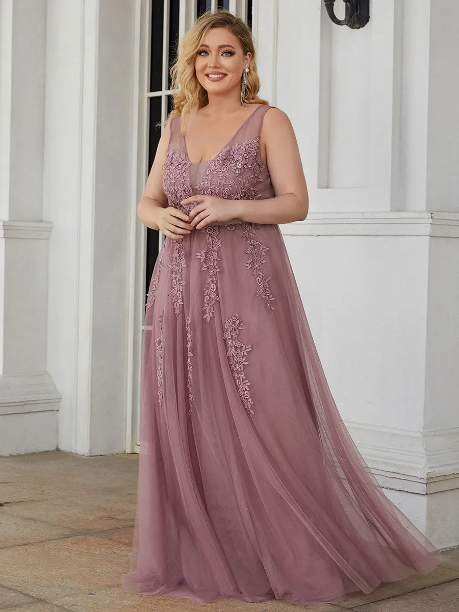 Plus Size Women's Fashion Sleeveless Wholesale Party Dresses EP07543