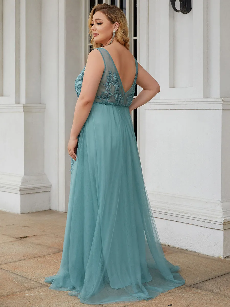 Plus Size Women's Fashion Sleeveless Wholesale Party Dresses EP07543