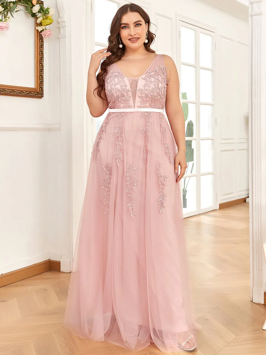 Plus Size Women's Fashion Sleeveless Wholesale Party Dresses EP07543