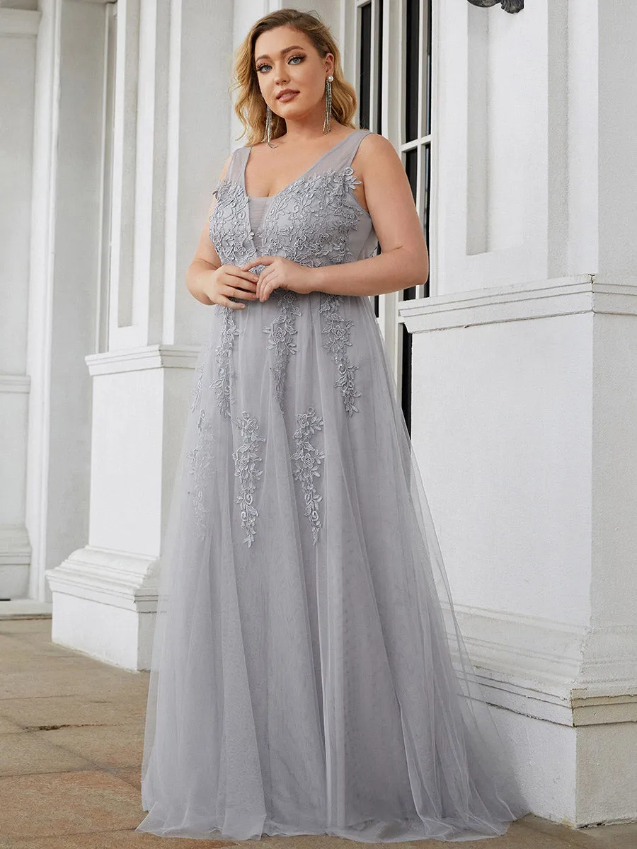 Plus Size Women's Fashion Sleeveless Wholesale Party Dresses EP07543
