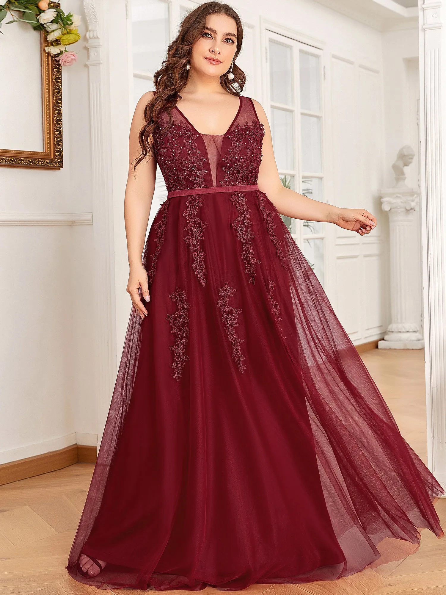 Plus Size Women's Fashion Sleeveless Wholesale Party Dresses EP07543