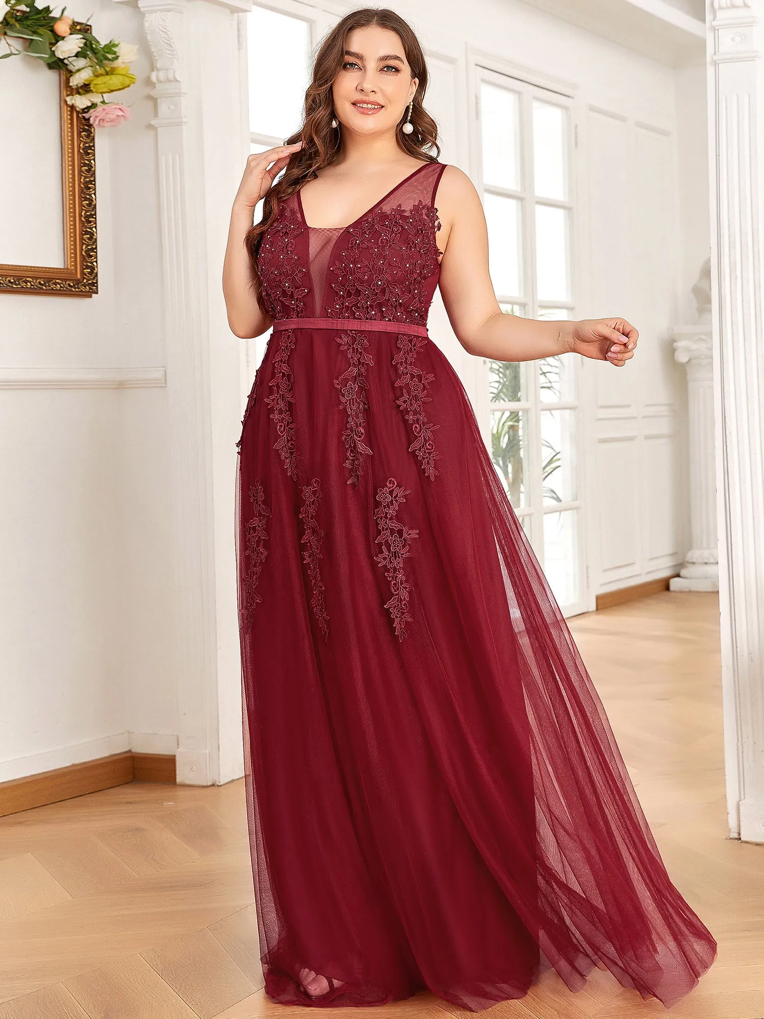 Plus Size Women's Fashion Sleeveless Wholesale Party Dresses EP07543