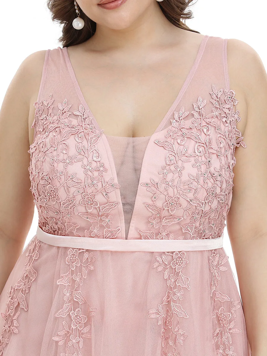Plus Size Women's Fashion Sleeveless Wholesale Party Dresses EP07543