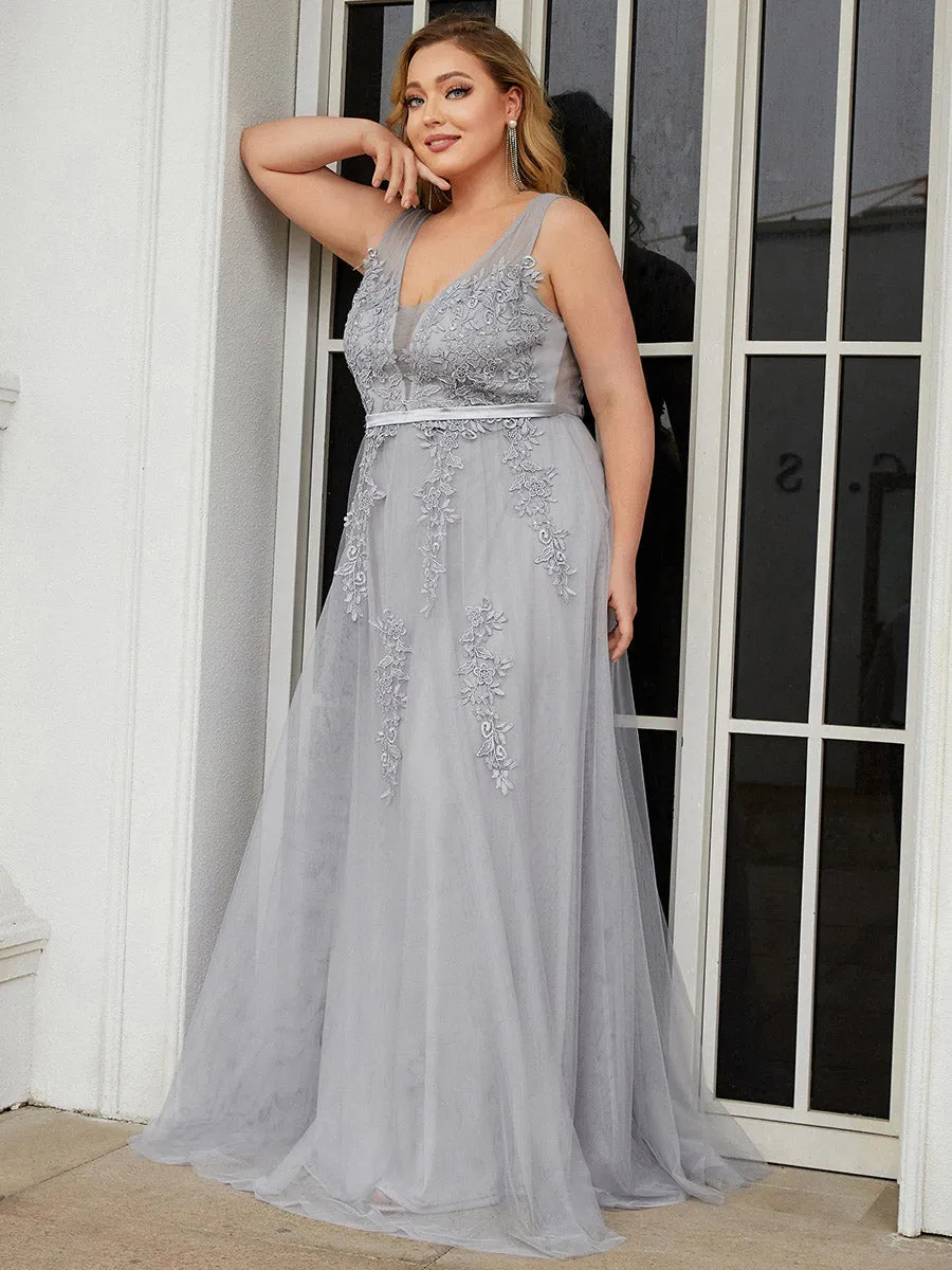Plus Size Women's Fashion Sleeveless Wholesale Party Dresses EP07543