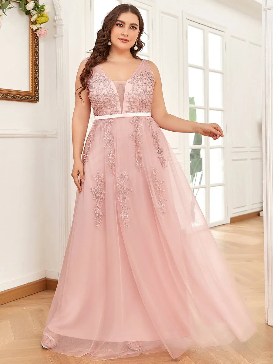 Plus Size Women's Fashion Sleeveless Wholesale Party Dresses EP07543