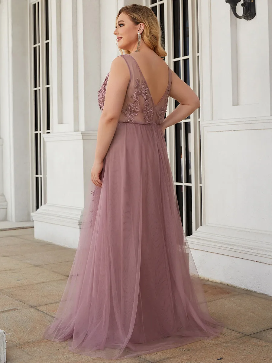 Plus Size Women's Fashion Sleeveless Wholesale Party Dresses EP07543
