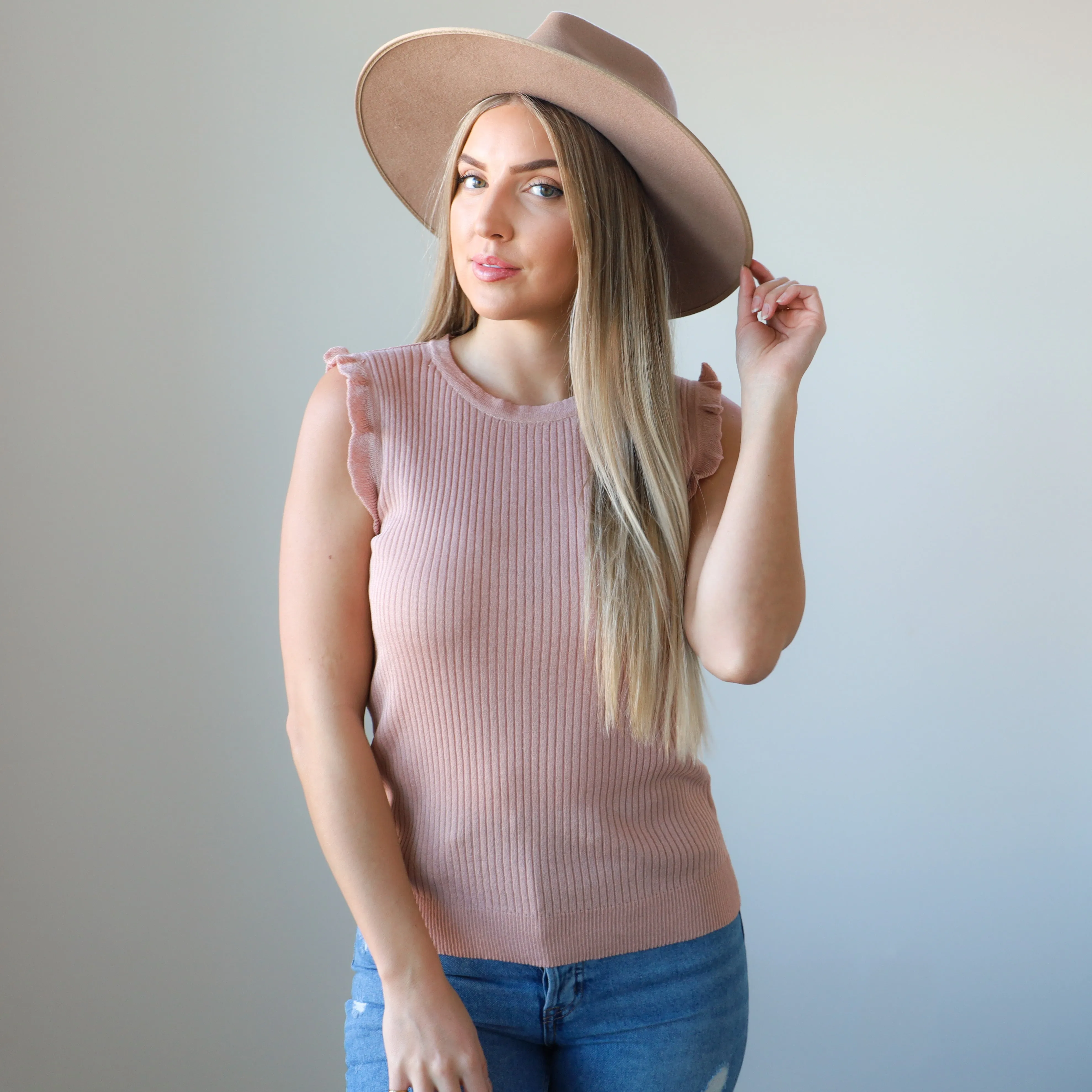 Quincy Eyelet Ruffle Top