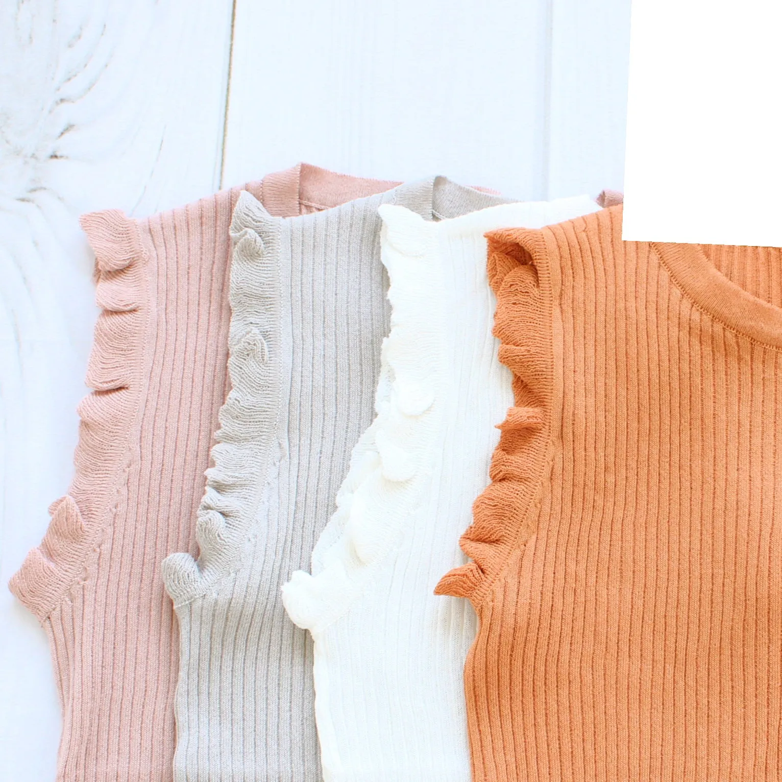 Quincy Eyelet Ruffle Top