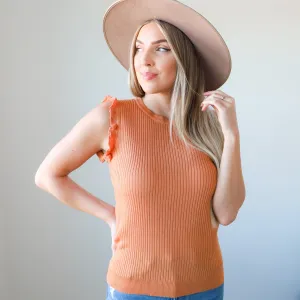 Quincy Eyelet Ruffle Top