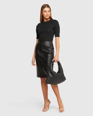 Scout Leather Skirt
