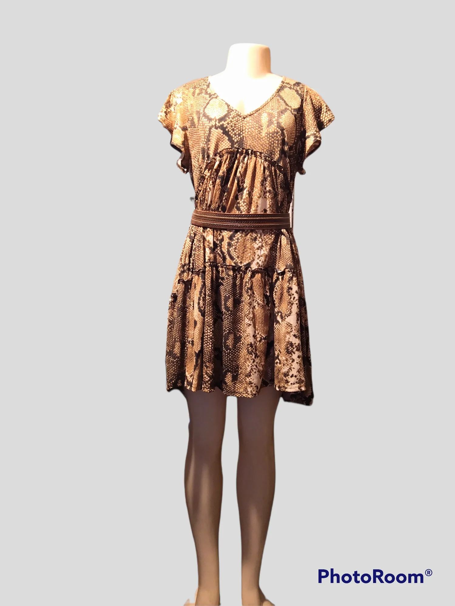 Slithering Snake Baby Doll Tunic Dress