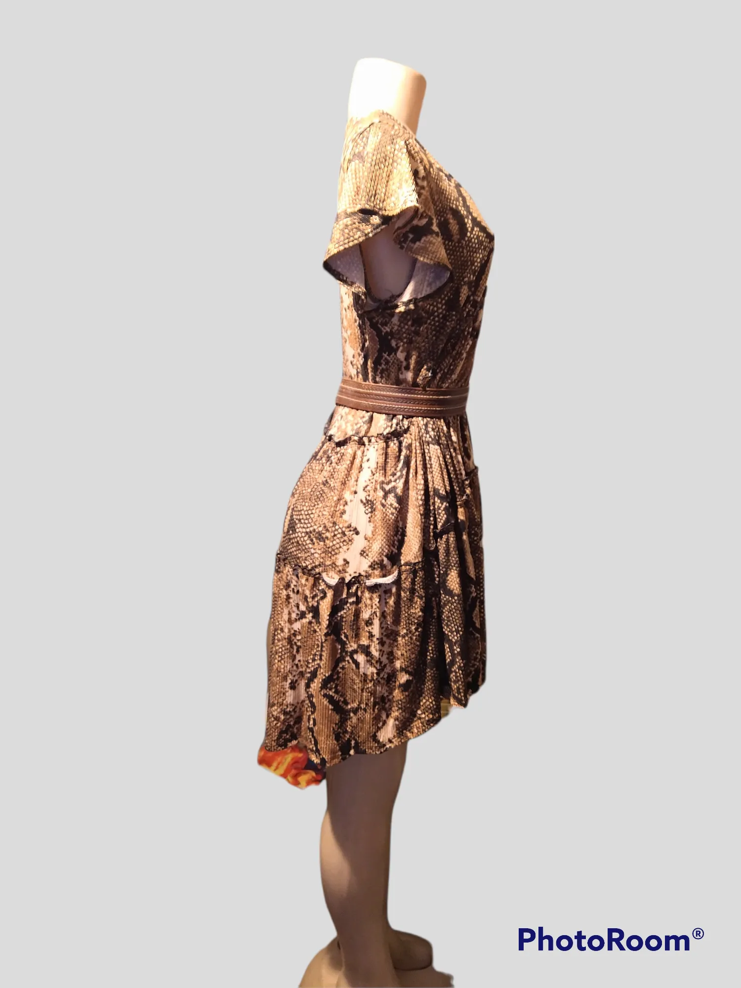 Slithering Snake Baby Doll Tunic Dress