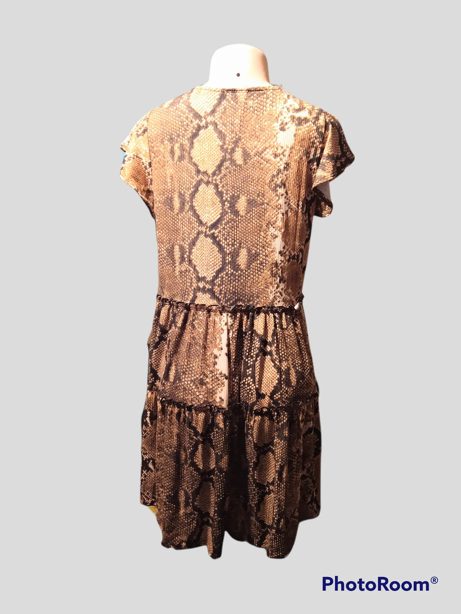 Slithering Snake Baby Doll Tunic Dress